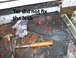 Flat Roof Repair - Tar is not the answer to fixing leaks - Kentucky