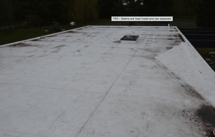 Rubber Roof Membrane and TPO vinyl roofing for flat roofs -flat roof materials