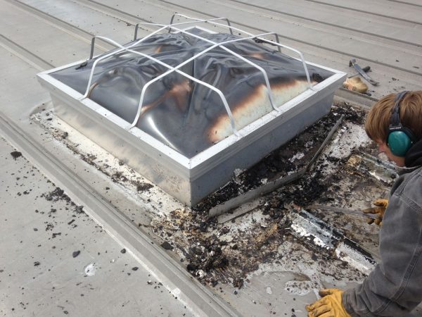 Metal Roof Leaks around skylights