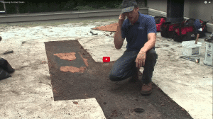 Flat Roof Drain- Removing Pooling Water - Flat Roof Repair