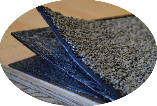 Tri-Ply Granular Material for Roof Replacement