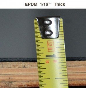 EPDM Membrane Roof - Thickness of EPDM less than a quarter