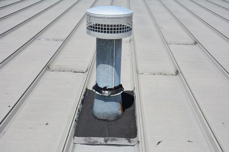 Metal-Vent-stack-flashing - Flat Roof Repair