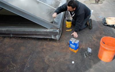 Skylight Leak Repair Flat Roofs