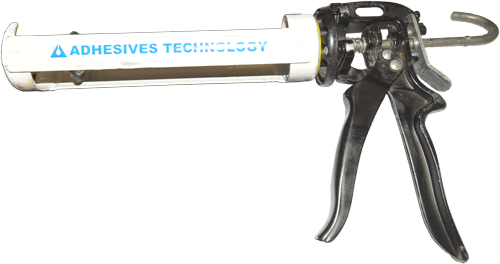 Flat Roof repair - Professional Caulking Gun to be used on an EPDM Rubber Membrane