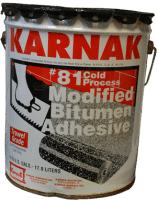 Karnak 81 Modified Bitumen Adhesives for flat roof repairs