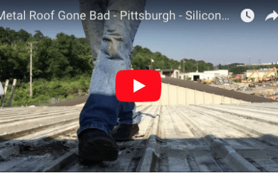 Metal Roof Gone Bad – Video – Pittsburgh – Silicone sealants are the worst