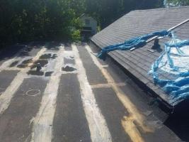 Flat Roof Repair - Illinois - Rubber membrane flat