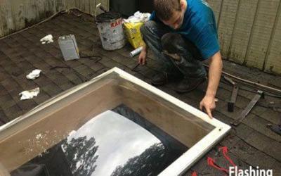 Skylight leaking –  How to make repairs