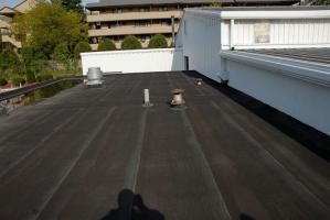 Torch Down Rubber Roof unprotected against Ultraviolets- Queens NY- Flat Roof Materials