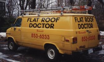 Flat Roof Repair Doctor Truck