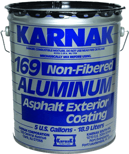 Karnak Aluminum Asphalt Roof Coating or Silver Paint