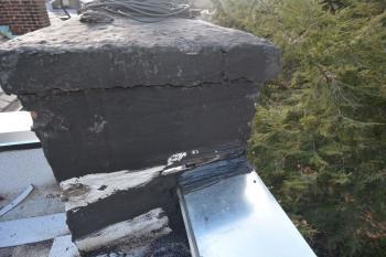 Chimney Repair - Leaky Chimney- Wrap it with Torch Down Rubber - Queens NY