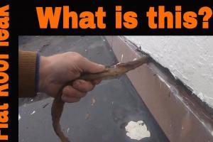 How to repair leaks on flat roofs