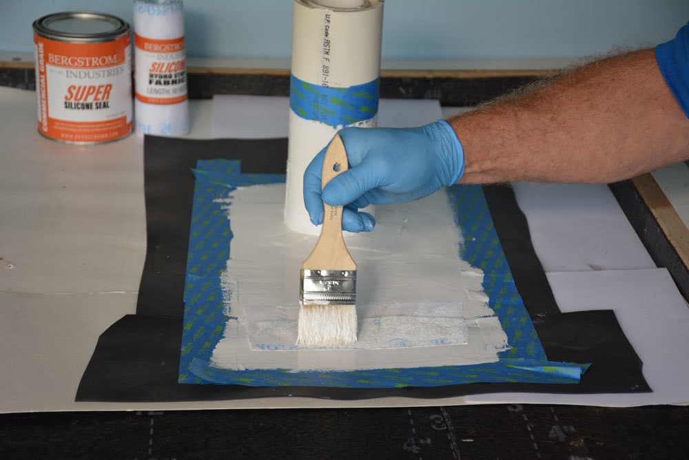 Install a fleece and then paint a final coat of Super Silicone Seal covering the fleece